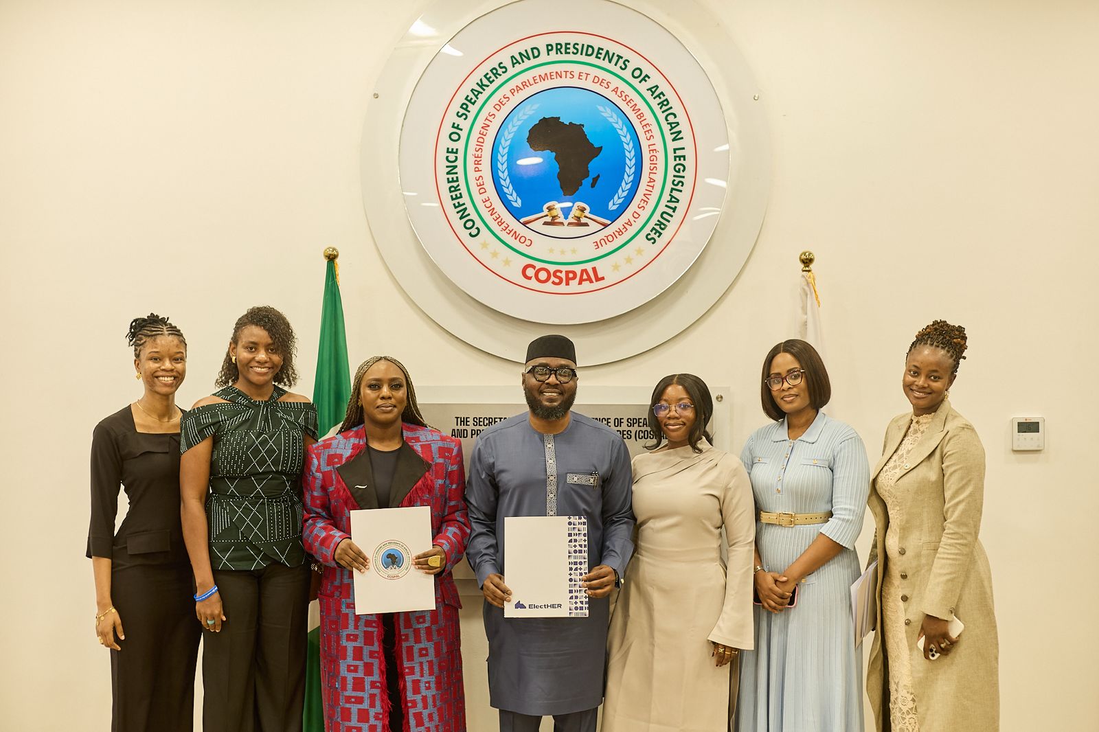 CoSPAL and ElectHER Sign Landmark MoU to Launch The Women’s Representation in African Parliaments (WRAP) Project