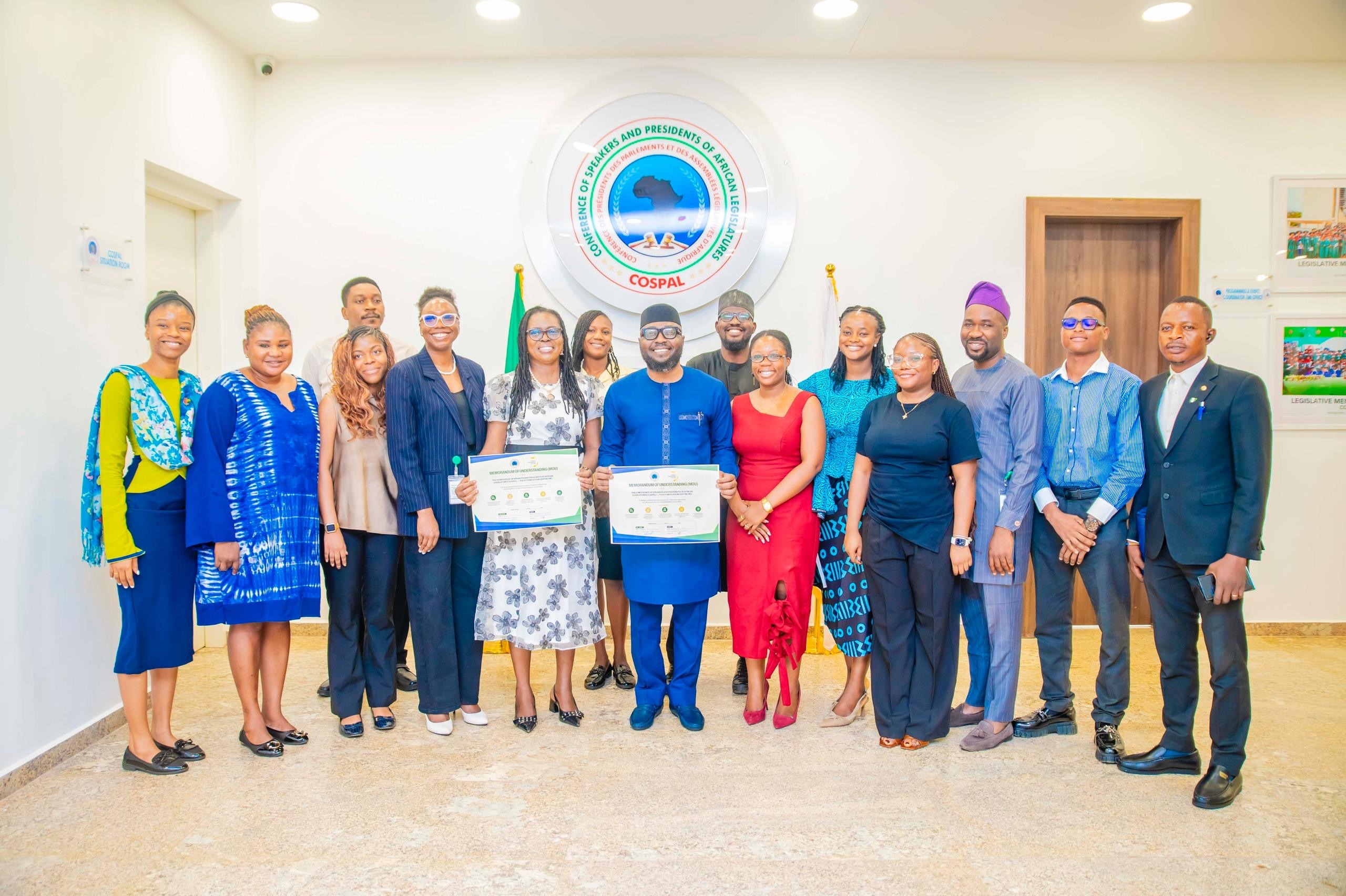 CoSPAL & PIC Sign Landmark MoU to Launch the Legislative Gender Agenda Project Abuja, Nigeria | 4 May 2026